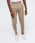 Slim-Fit Stretch Twill Dress Pant