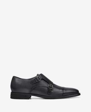 Charles Double Monk Strap Cap Toe Oxford