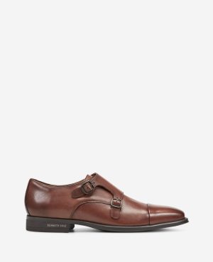 Charles Double Monk Strap Cap Toe Oxford