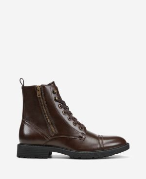 REACTION - Captain Cap Toe Double Zip Combat Boot