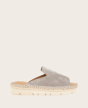 GENTLE SOULS - Leilani Suede Platform Slip On Sandal
