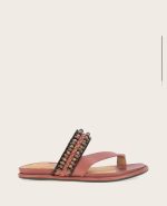 GENTLE SOULS - Lentini Leather Beaded Sandal