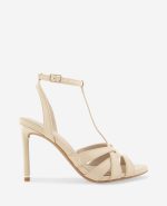 Liona Patent T-Strap Heel