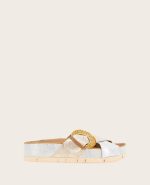 GENTLE SOULS - Louisa X Band Metallic Combo Platform Slip On