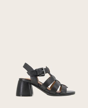 GENTLE SOULS - Margarite Leather Heel Sandal