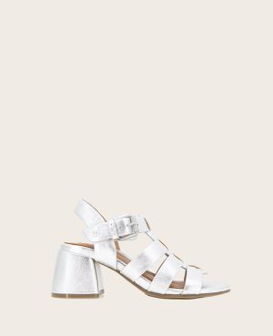 GENTLE SOULS - Margarite Leather Heel Sandal