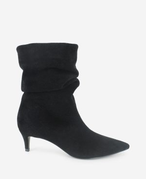 Marsha Suede Kitten Heel Bootie