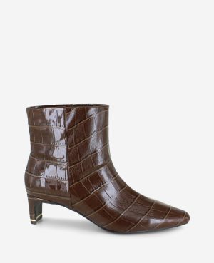 Miranda Croco Heel Bootie