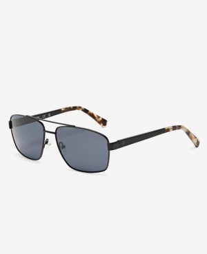 Square Metal Navigator Sunglasses