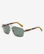 Square Metal Navigator Sunglasses