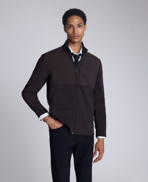 Mock Neck Full Zip Jacket