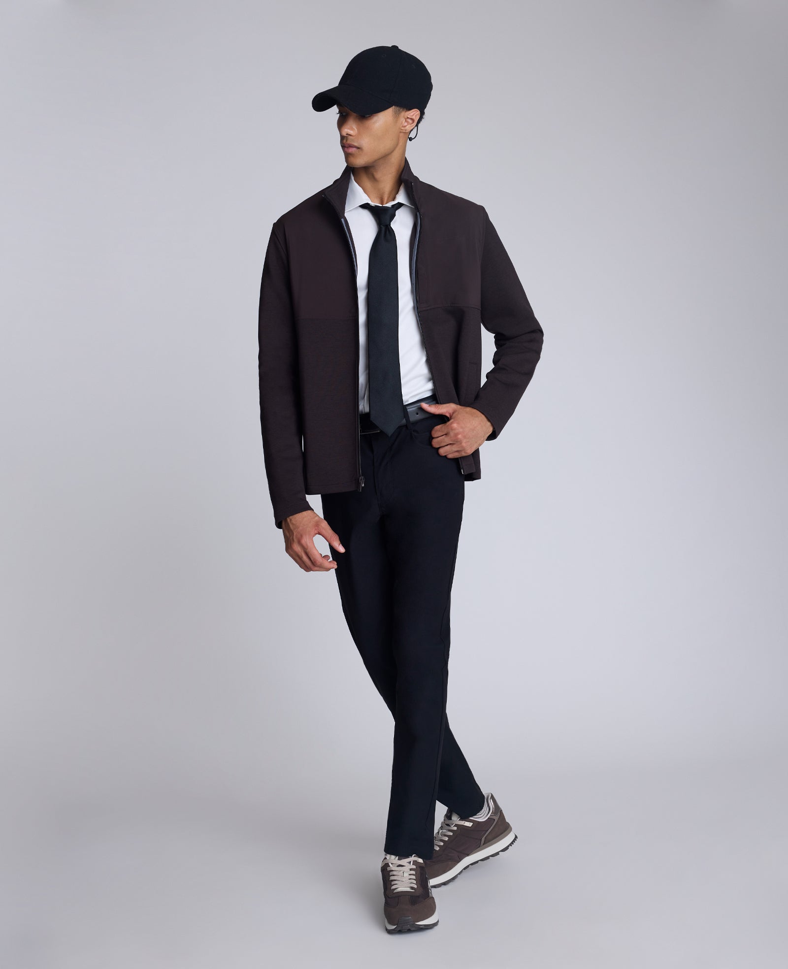 Mock Neck Full Zip Jacket - Image 4