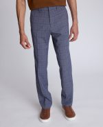 Slim Fit Prince of Wales Plaid Dress Pant