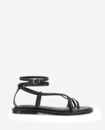 Paros Leather Beaded Sandal
