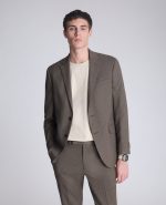 Ready Flex Slim Fit Puppy Tooth Nested Suit