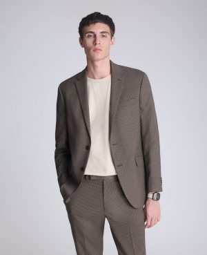 Ready Flex Slim Fit Puppy Tooth Nested Suit