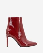 Quincy Patent Heel Ankle Bootie
