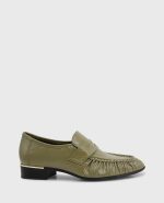 Reece Crinkle Patent Penny Loafer