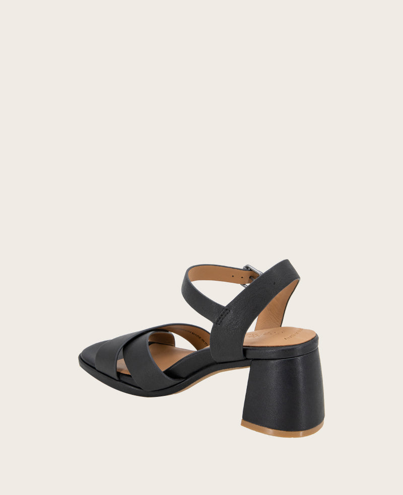 GENTLE SOULS - Rimini Leather X Heel Sandal - Image 4