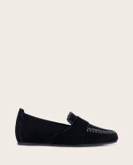 GENTLE SOULS - Sandra Suede Braid Detail Loafer