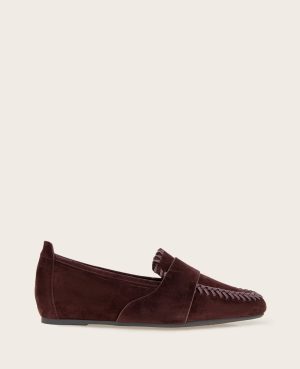 GENTLE SOULS - Sandra Suede Braid Detail Loafer