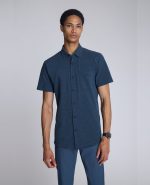 Short Sleeve Sportshirt with Chest Pocket