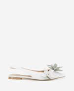 Tayla Patent Floral Appliqué Slingback