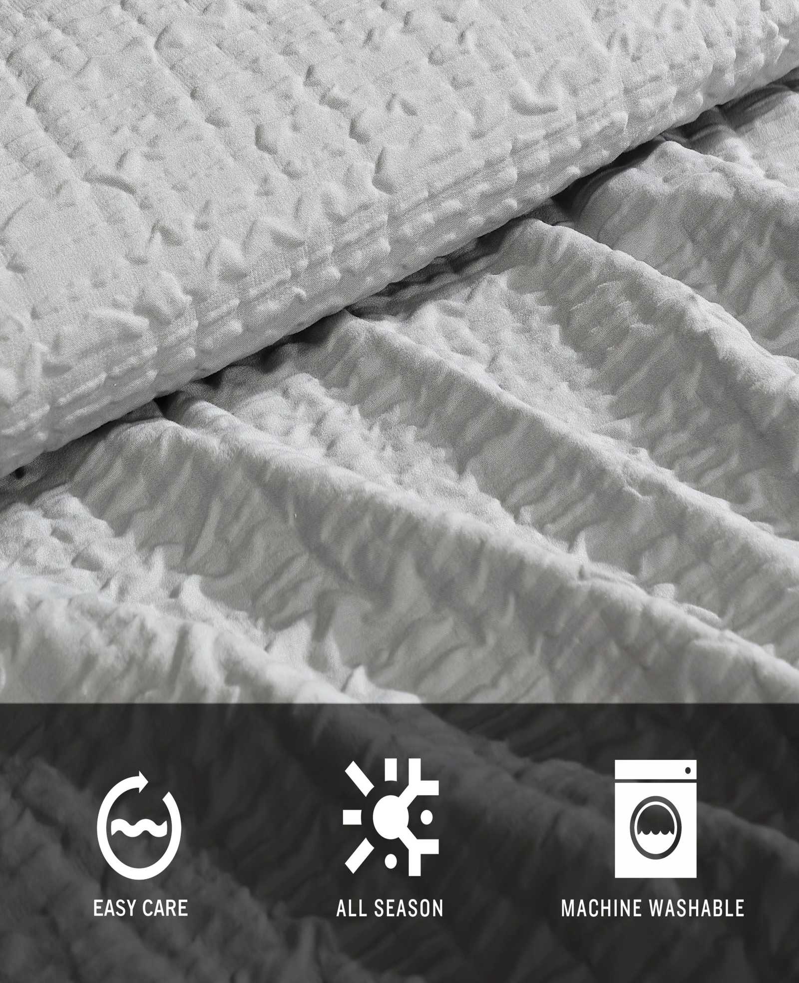 Serenity Wavy Lines Comforter Set - Image 3