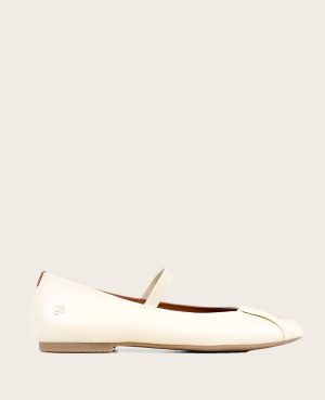 GENTLE SOULS -  Walden Leather Pleated Toe Mary Jane Flat