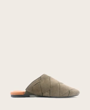 GENTLE SOULS - Westley Suede Woven Mule