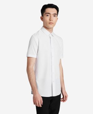 Stretch Short Sleeve Button-Down Shirt