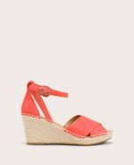 GENTLE SOULS - Charli Suede X-Band Espadrille Wedge Sandal