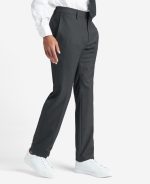 Slim-Fit Stretch Twill Dress Pant