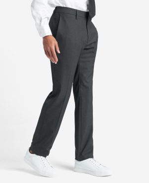 Slim-Fit Stretch Twill Dress Pant