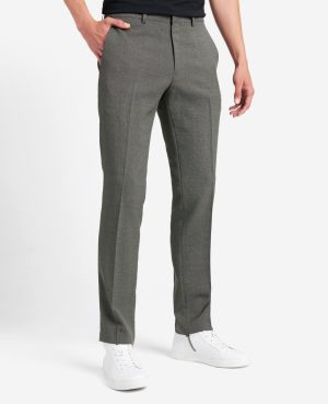 Slim-Fit Tic Weave Dress Pant
