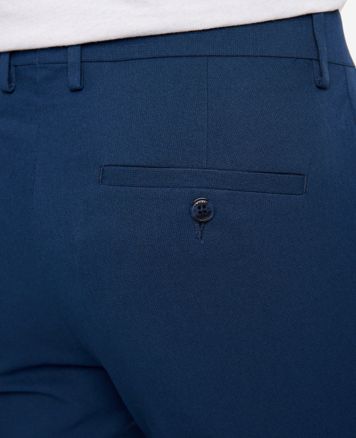 Modern-Fit Micro Check Stretch Trouser - Image 3